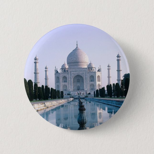 Taj Mahal 2 Inch Round Button (Front)