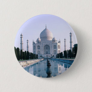 Taj Mahal 2 Inch Round Button