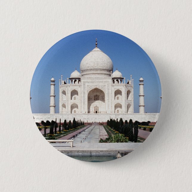Taj Mahal 2 Inch Round Button (Front)