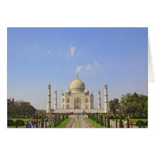 Taj Mahal, a mausoleum located in Agra, India,