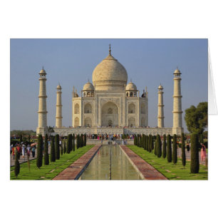 Taj Mahal, a mausoleum located in Agra, India, 2