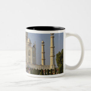 Taj Mahal, a mausoleum located in Agra, India, 2 Two-Tone Coffee Mug