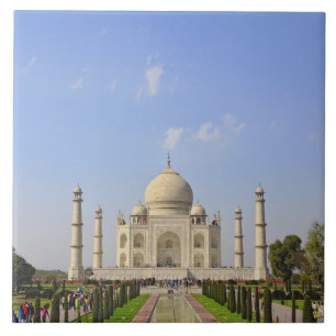 Taj Mahal, a mausoleum located in Agra, India, Tile