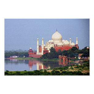Taj Mahal, Agra, India, Poster