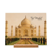 Taj Mahal Agra India Watercolor Travel