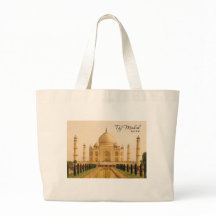 Taj Mahal Agra India Watercolor Travel