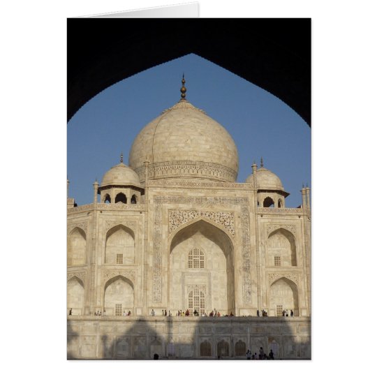taj mahal arch shadow card