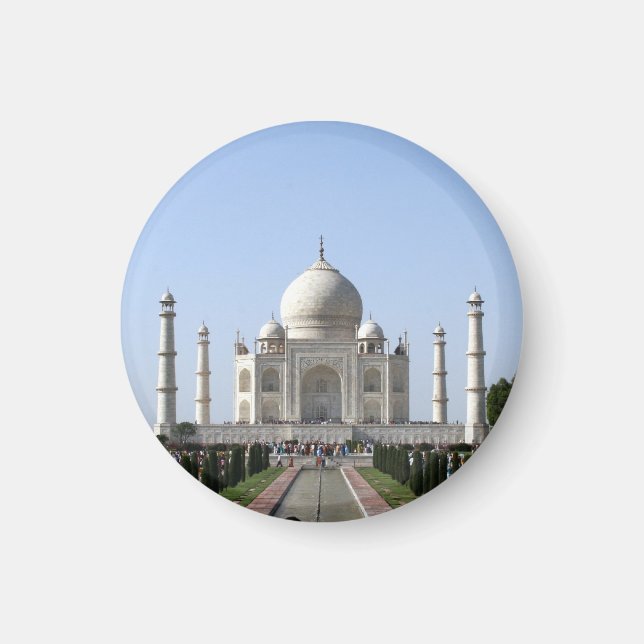 taj mahal blue magnet (Front)