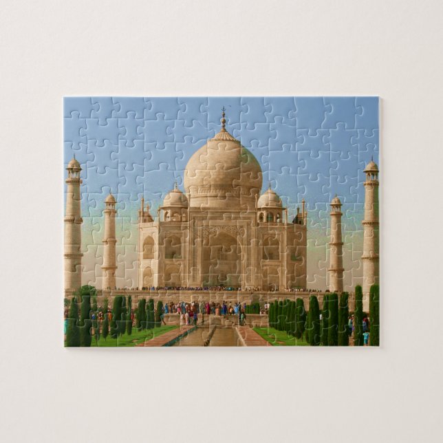 taj mahal bright jigsaw puzzle (Horizontal)