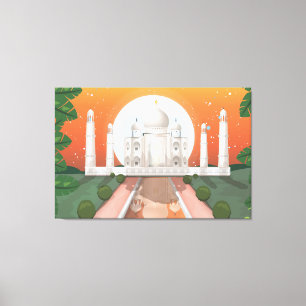Taj Mahal Canvas Print