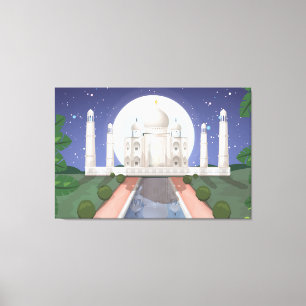 Taj Mahal Canvas Print