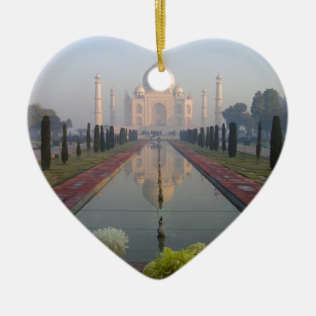 Taj Mahal Ceramic Ornament (Front)
