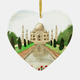 Taj Mahal Ceramic Ornament