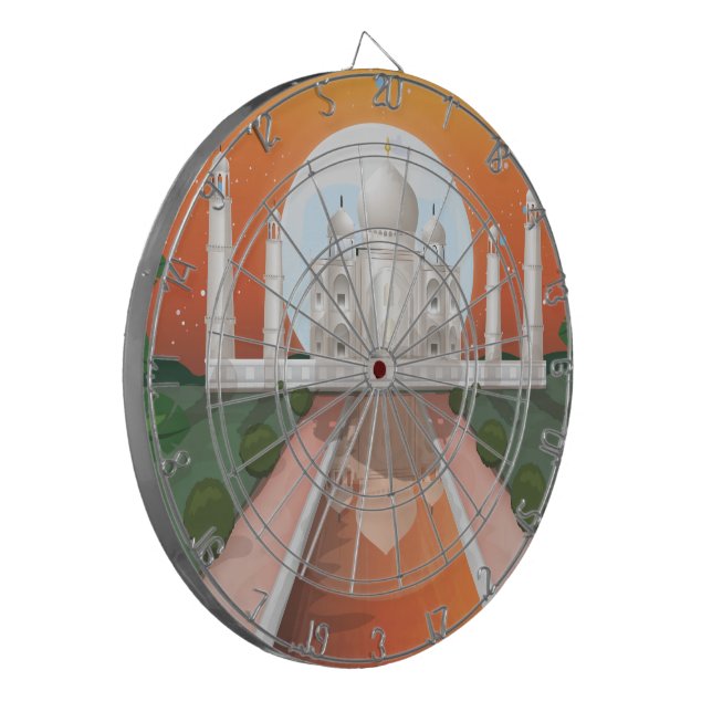 Taj Mahal Dartboard (Front Left)