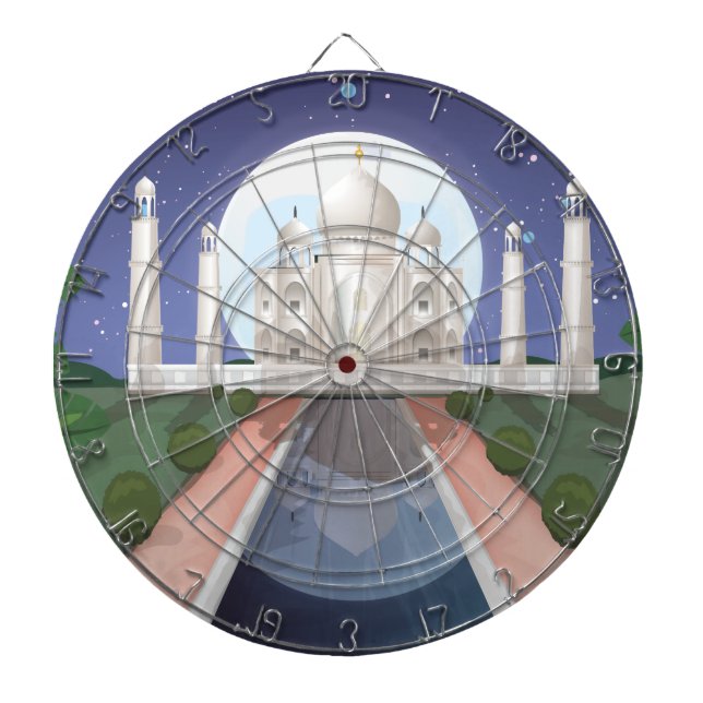 Taj Mahal Dartboard (Front)