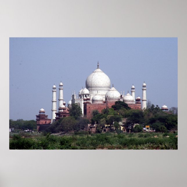 taj mahal distant poster (Front)