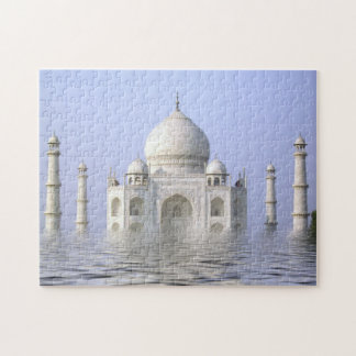 Taj-Mahal et le puzzle de l'eau