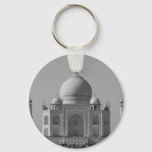 taj mahal grey keychain