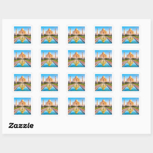 TAJ MAHAL high definition  Square Sticker