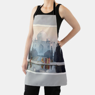 Taj Mahal, Hiroshi Yoshida, Woodcut Apron