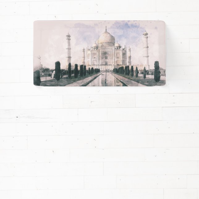 Taj Mahal, India Banner (Insitu)