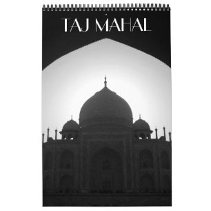 taj mahal india calendar