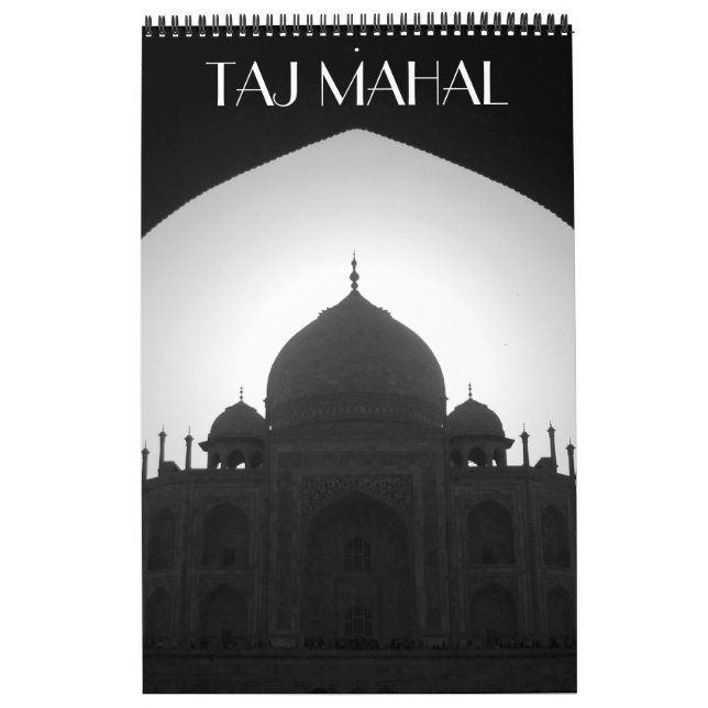 taj mahal india calendar (Cover)