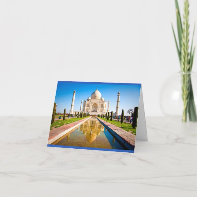 Taj Mahal, India Card (Front)