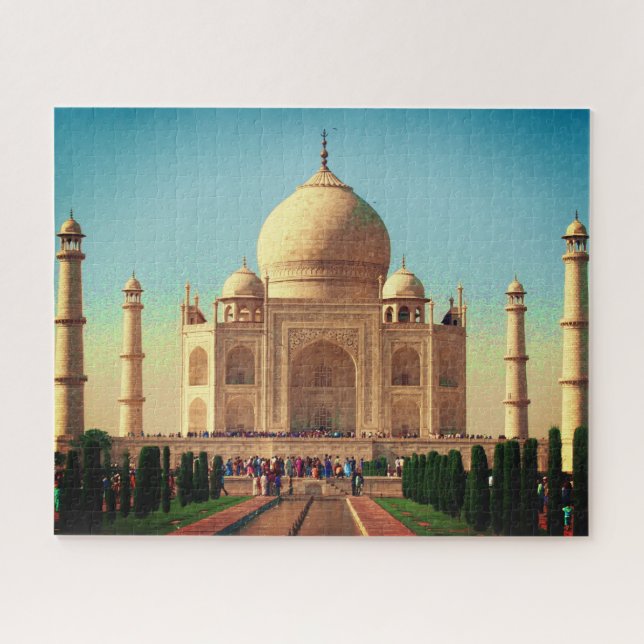 taj mahal india jigsaw puzzle (Horizontal)