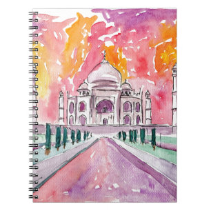 Taj Mahal India Notebook