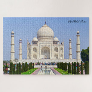 Taj Mahal India Scenic Historical Jigsaw Puzzle