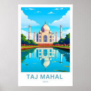 Taj Mahal India Travel Print