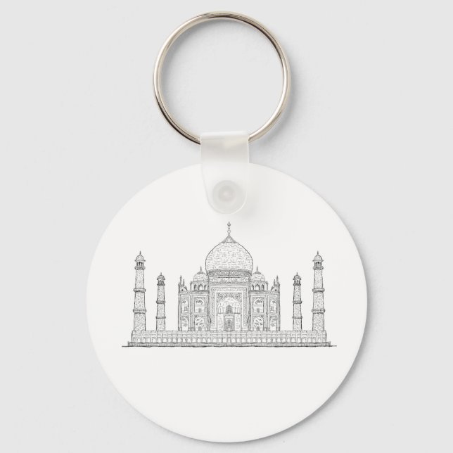 taj mahal keychain (Front)
