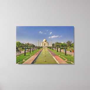 Taj Mahal mausoleum / Agra, India 2 Canvas Print