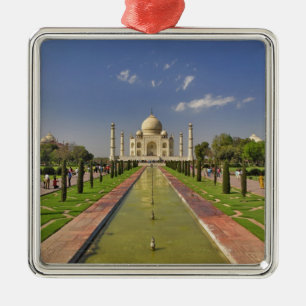 Taj Mahal mausoleum / Agra, India 2 Metal Ornament