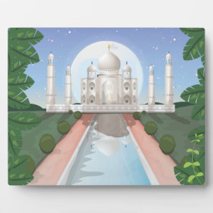 Taj Mahal Plaque