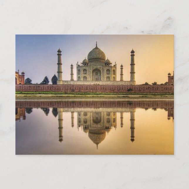 Taj Mahal Postcard (Front)