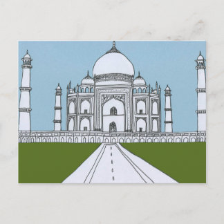 Taj Mahal Postcard
