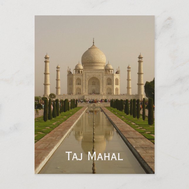 Taj Mahal Postcard (Front)
