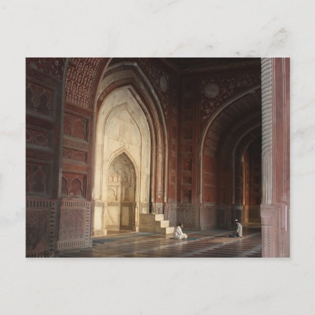 taj mahal prayers postcard (Front)