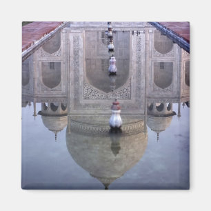 Taj Mahal reflection, Agra, Uttar Pradesh, Magnet