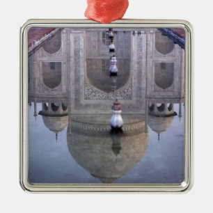 Taj Mahal reflection, Agra, Uttar Pradesh, Metal Ornament