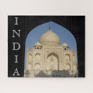 taj mahal silhouette jigsaw puzzle