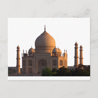 Taj Mahal Sunset Postcard