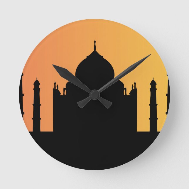 Taj Majal Round Clock (Front)