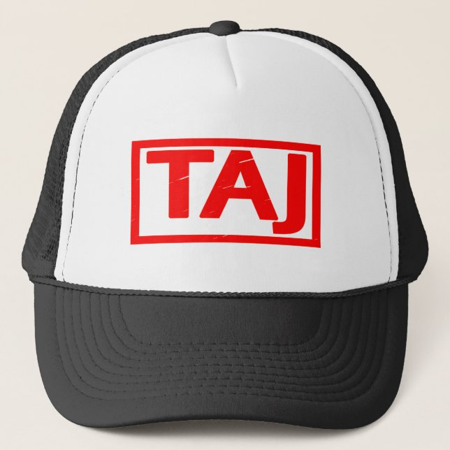 Taj Stamp Trucker Hat (Front)