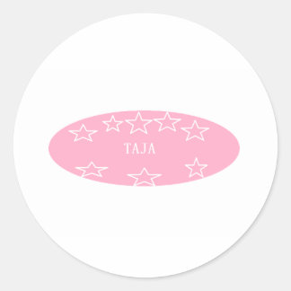 Taja Classic Round Sticker