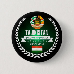 Tajikistan 2 Inch Round Button