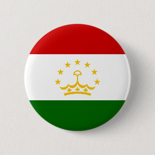Tajikistan Flag 2 Inch Round Button