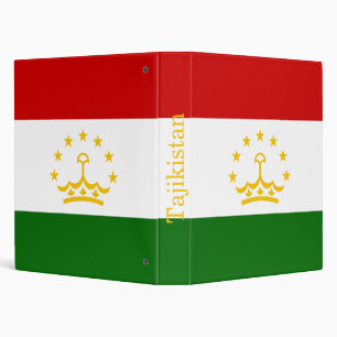Tajikistan Flag Binder
